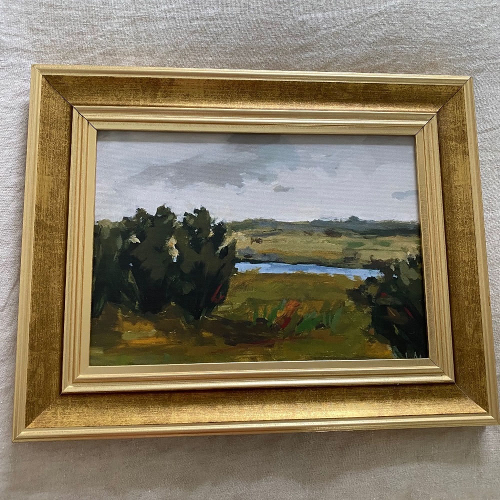 Studio McGee rare landscape canvas art 11 x 14